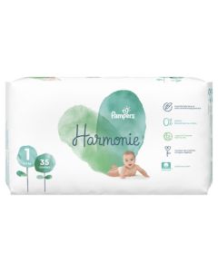 Pampers Couches Harmonie T1 (2-5  kg)  x 35