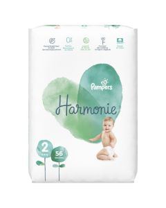 Pampers Harmonie Taille 2 56 Couches 4-8 kg