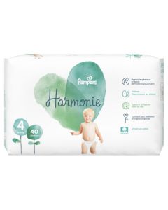 Pampers Harmonie Taille 4 40 Couches 9-14 kg