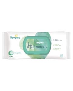 Pampers Lingettes Harmonie Aqua  x 48