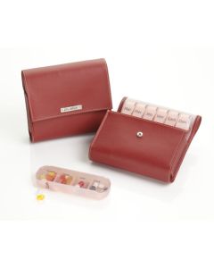 Pilbox Maxi Pilulier Semainier Et Modulaire Carmin