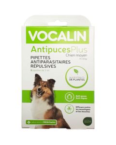 Vocalin AntipucesPlus Pipettes Chien Moyen 3 x 3 ml