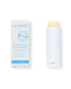 La Rosée Stick Lèvres Nourrissant Rechargeable au Beurre de Karité Bio 4,5 g