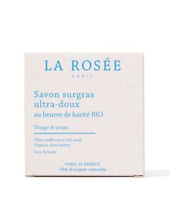 La Rosée Savon Surgras Ultra-Doux au Beurre de Karité Bio 100 g