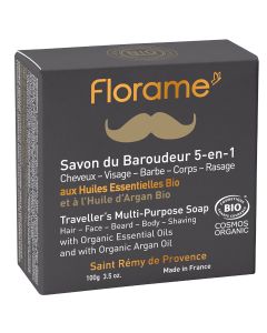 Florame Savon du Baroudeur 5 en 1 pour Homme 100g