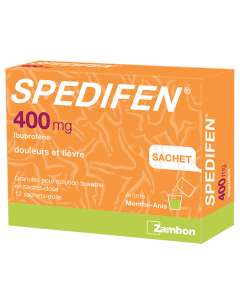 Spedifen 400 mg Granulés pour Solution Buvable 12 sachets