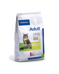 Virbac Veterinary HPM Neutered Adult Cat Croquettes Chat 12kg