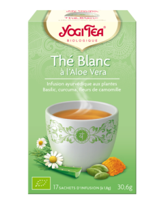 Yogi Tea Thé Blanc Aloe Vera 17 Infusions