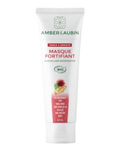 Amber & Aubin Chevelure Redensifiée Masque Fortifiant Bio Tube 200ml
