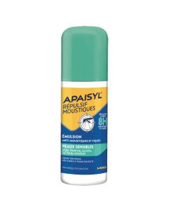 Apaisyl Répulsif Moustiques Émulsion Peaux Sensibles Spray 90ml