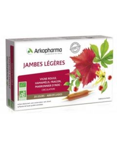 Arkopharma Arkofluides Bio Jambes Legeres 20 Ampoules