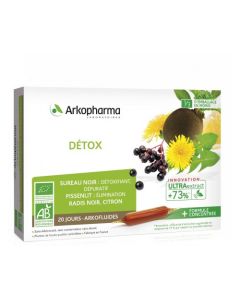 Arkopharma Arkofluides Détox Bio 20 Ampoules