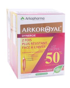 Arkopharma Arkoroyal Dynergie 40 jours - Lot de 2 