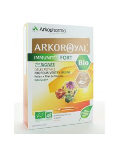 Arkopharma Arkoroyal Immunité Fort Bio 20 ampoules de 10 ml 