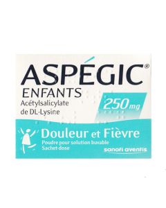 Aspégic enfants poudre orale 250 mg