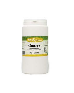 Nat&form Huile d'Onagre + Vitamine E 360 Capsules
