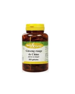 Nat&Form Ginseng Rouge de Chine 200 Gélules