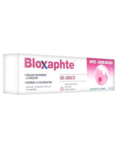 Bausch + Lomb Bloxaphte Gel Adute Aphte et Lésions Buccales 15ml 