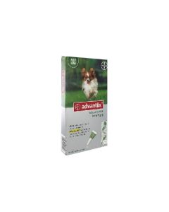 Bayer Advantix Très Petit Chien jusqu'À 4 Kg 6 Pipettes