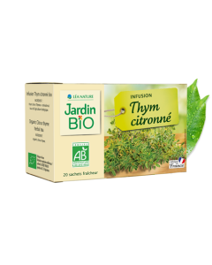 Jardin Bio Infusion Thym Citronné 20 Sachets de 1,5g