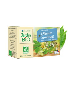 Jardin bio infusion détente et sommeil 20 sachets