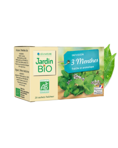 Jardin Bio Infusion 3 Menthes 20 Sachets de 1 5g
