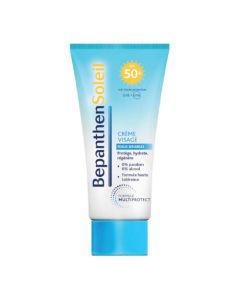BepanthenSoleil Crème Visage FPS50+ Tube 50ml