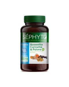 Séphyto Articulation Boswellia Curcuma Poivre Bio 200 Gélule