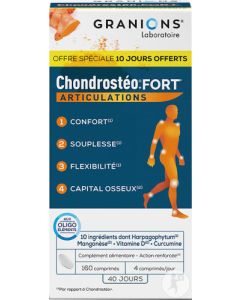 Granions Chondrosteo+ Fort Articulations 160 Comprimés