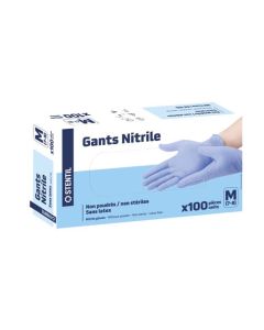 Stentil Gants d’Examen en Nitrile Taille M Boite de 100