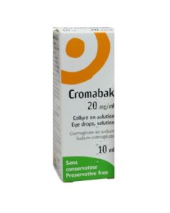 Cromabak collyre 20 mg