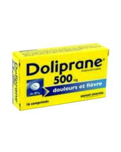 Doliprane 500mg 16 comprimés