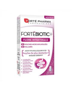 Forté Pharma Fortébiotic+ Flore Intestinale 20 gélules