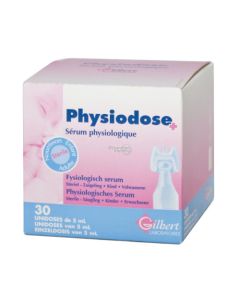 Gilbert Physiodose sérum physiologique 30 unidoses