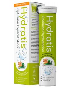 Hydratis Solution Hydratante Goût Citronnelle et Gingembre 20 pastilles