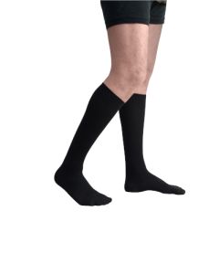 Sigvaris Chaussettes de Contention Homme Active Confort Fraîcheur SL Noir 1 Paire