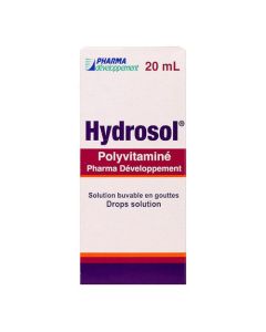 Hydrosol Polyvitamine Pharma Développement Solution Buvable en Gouttes 20ml