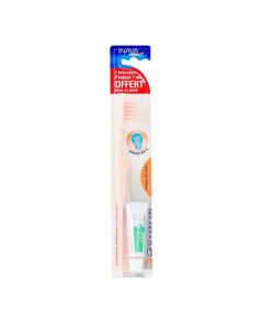 Inava Topix Brosse à dents Adulte ortho médium + 7ml dentifrice Arthrodont Protect offert