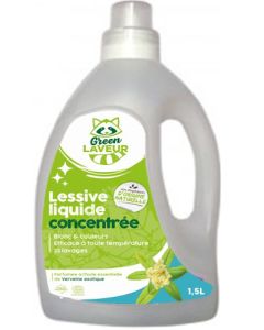 Green Laveur Lessive Liquide Concentrée Verveine 1,5l