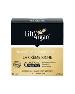 Lift Argan La Crème Riche Divinissime Immortelle 50 ml