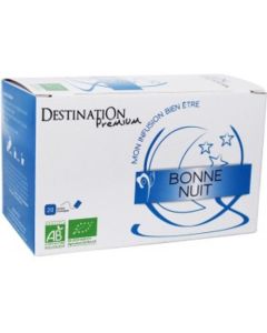 Destination Infusion Bonne Nuit Bio 20 X 1,5g