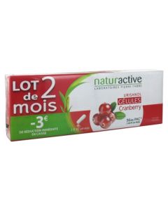 Naturactive Urisanol Cranberry Lot de 2 x 30 Gélules