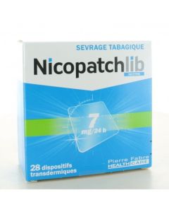 Nicopatchlib 7mg/24h 28 patchs dispositifs transdermiques