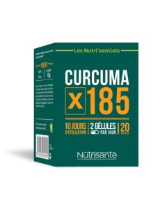 Nutrisanté Nutri'sentiel Curcuma x185 20 Gélules