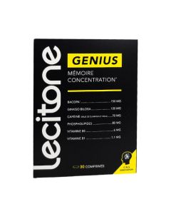 Lecitone Genius Mémoire Concentration 30 Comprimés
