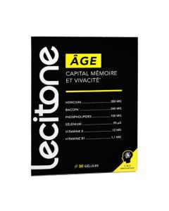 Lecitone Âge Capital Mémoire et Vivacité 30 Gélules 
