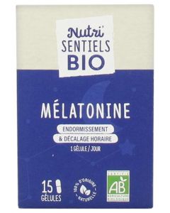 Nutrisanté Nutri'Sentiels Bio Mélatonine 15 Gélules 