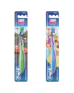 Oral-B Cars Princesses Brosse À Dents Manuelle Souple Enfants 5-7 ans