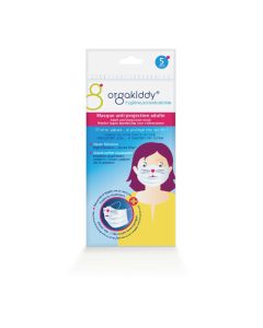 Orgakiddy Masque Chat Anti-Projections Adulte Pochette de 5
