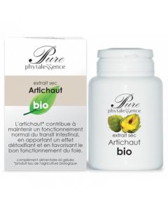 Phytalessence Extrait sec Artichaut Bio 60 Gélules